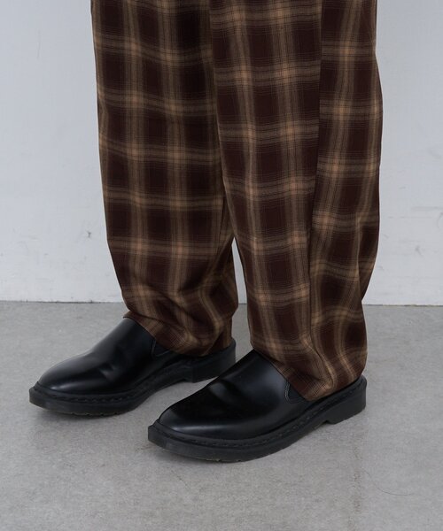 Kastane（カスタネ）の「【セットアップ対応/ユニセックス】BM チェックイージーパンツ（その他パンツ・レディース・ブラック/ブラウン・FREE）」の4枚目の写真