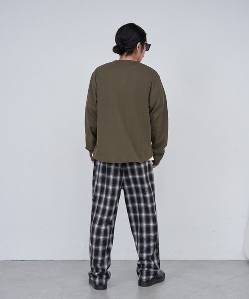 Kastane（カスタネ）の「【セットアップ対応/ユニセックス】BM チェックイージーパンツ（その他パンツ・レディース・ブラック/ブラウン・FREE）」の21枚目の写真