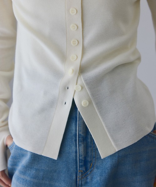 アンチピリングタートルフィットプルオーバー（ニット/セーター