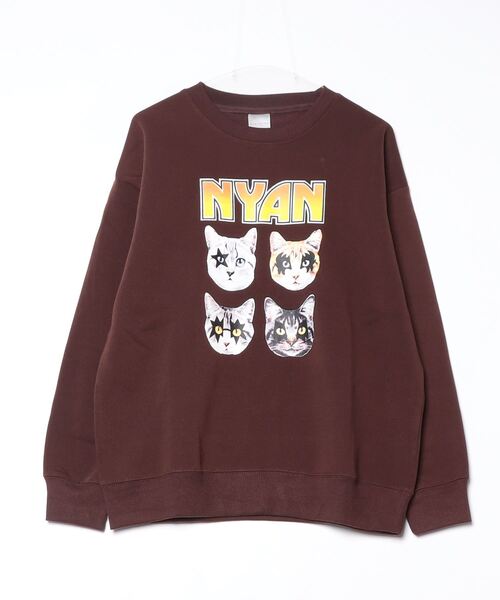 ARCADE（アーケード）の「暖かい裏起毛 猫 キャッツ スウェットトレーナー / ハードロックバンド スケーター ゆるかわ BEAUMERE（スウェット・メンズ・ブラック系1/ブラック系3/グレー系1/ホワイト系1/ホワイト系2/グレー系2/ホワイト系3/ブラック系2/ブラウン系3・M/L/LL）」の19枚目の写真