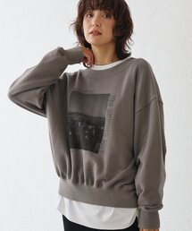 RIVE DROITE | 【大人カジュアルに】2wayPhotoスウェット(Tシャツ/カットソー)