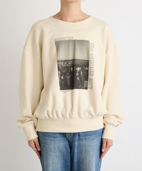 RIVE DROITE(リヴドロワ)の「【大人カジュアルに】2wayPhotoスウェット(Tシャツ/カットソー・レディース・ホワイト系その他/グレー・FREE)」の20枚目の写真