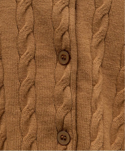 RANDA（ランダ）の「2WAY シャツドッキングレイヤードニット（カーディガン/ボレロ・レディース・キャメル/ネイビー/グレー・FREE）」の21枚目の写真