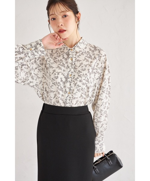 tocco closet(トッコ クローゼット)の「【ZOZO限定】ベーシックアソートパターンシャツ(シャツ/ブラウス・レディース・オフホワイト/ブルー/その他・M)」の3枚目の写真