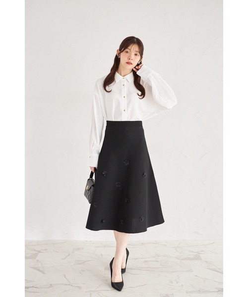 tocco closet(トッコ クローゼット)の「【ZOZO限定】ベーシックアソートパターンシャツ(シャツ/ブラウス・レディース・オフホワイト/ブルー/その他・M)」の14枚目の写真