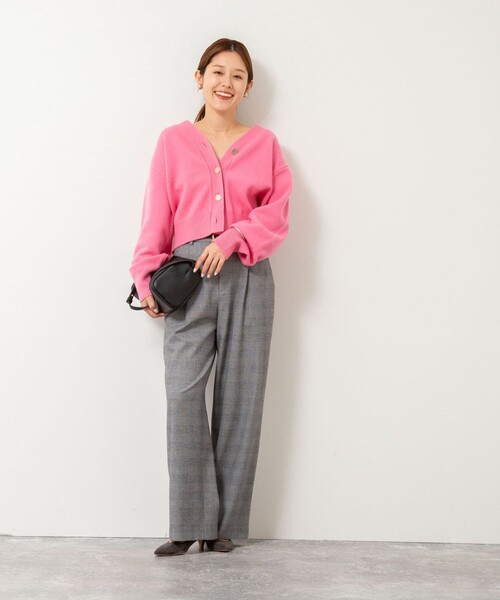 NOLLEY’S(ノーリーズ)の「ウォッシャブル両面起毛ワイドパンツ(その他パンツ・レディース・ホワイト系その他2/ブラック系その他・38/36/34)」の15枚目の写真