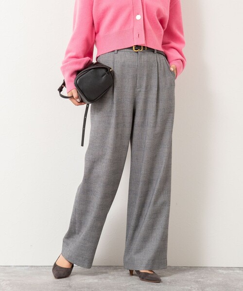 NOLLEY’S(ノーリーズ)の「ウォッシャブル両面起毛ワイドパンツ(その他パンツ・レディース・ホワイト系その他2/ブラック系その他・38/36/34)」の17枚目の写真