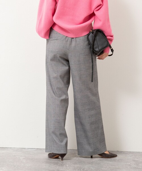 NOLLEY’S(ノーリーズ)の「ウォッシャブル両面起毛ワイドパンツ(その他パンツ・レディース・ホワイト系その他2/ブラック系その他・38/36/34)」の18枚目の写真