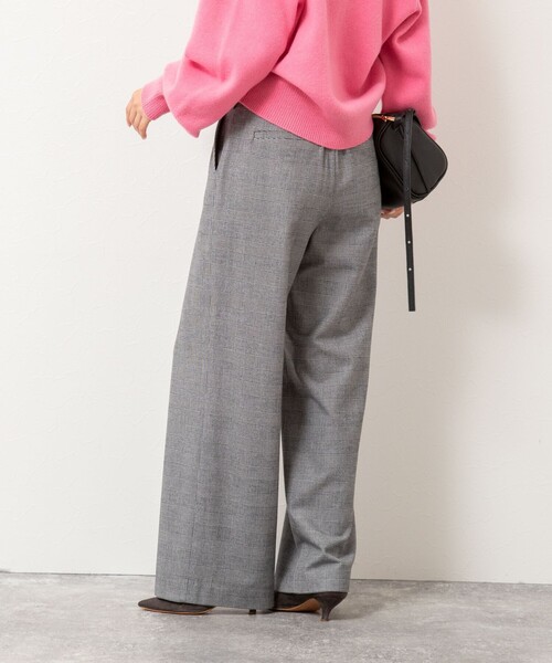 NOLLEY’S(ノーリーズ)の「ウォッシャブル両面起毛ワイドパンツ(その他パンツ・レディース・ホワイト系その他2/ブラック系その他・38/36/34)」の19枚目の写真