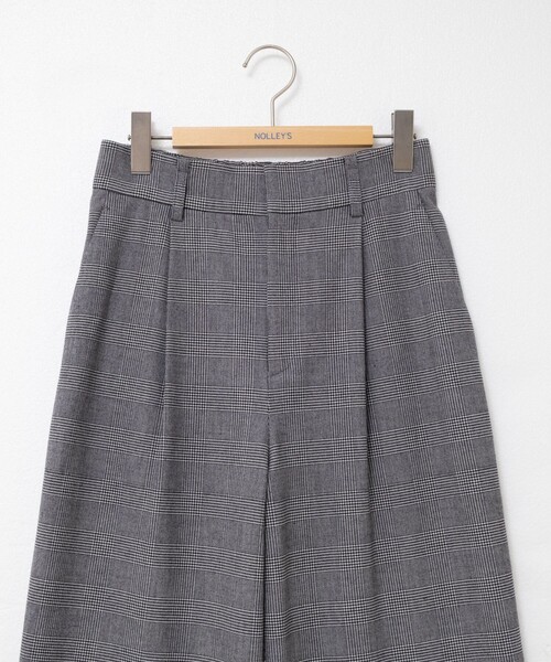 NOLLEY’S(ノーリーズ)の「ウォッシャブル両面起毛ワイドパンツ(その他パンツ・レディース・ホワイト系その他2/ブラック系その他・38/36/34)」の3枚目の写真