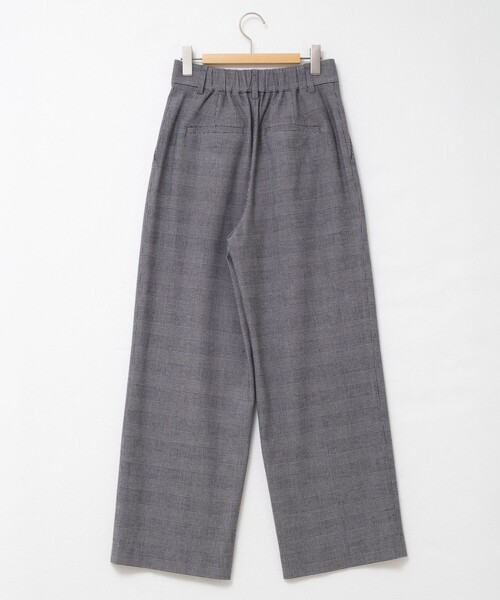 NOLLEY’S(ノーリーズ)の「ウォッシャブル両面起毛ワイドパンツ(その他パンツ・レディース・ホワイト系その他2/ブラック系その他・38/36/34)」の6枚目の写真