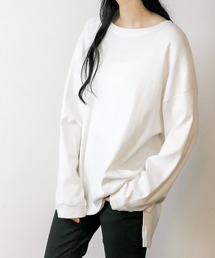 【レイヤードでも大活躍!】ドルマンスリーブテールカットワイドロングカットソー