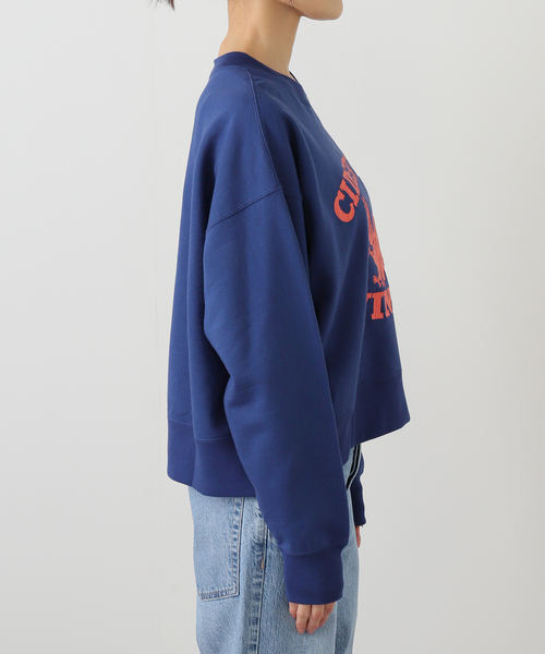 Russell Athletic(ラッセルアスレティック)の「RUSSELL ATHLETIC/ラッセルアスレチック ロゴスウェット RCW-25717(スウェット・レディース・チャコールグレー/ネイビー・FREE)」の21枚目の写真