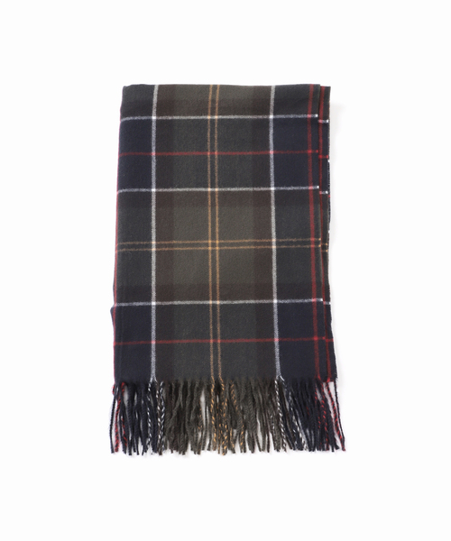 Spick & Span(スピックアンドスパン)の「Barbour/バブアー チェックマフラー(マフラー・レディース・ベージュ/グリーン系その他/グリーン・FREE)」の11枚目の写真