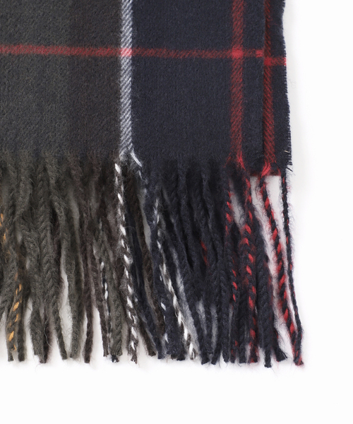 Spick & Span(スピックアンドスパン)の「Barbour/バブアー チェックマフラー(マフラー・レディース・ベージュ/グリーン系その他/グリーン・FREE)」の12枚目の写真