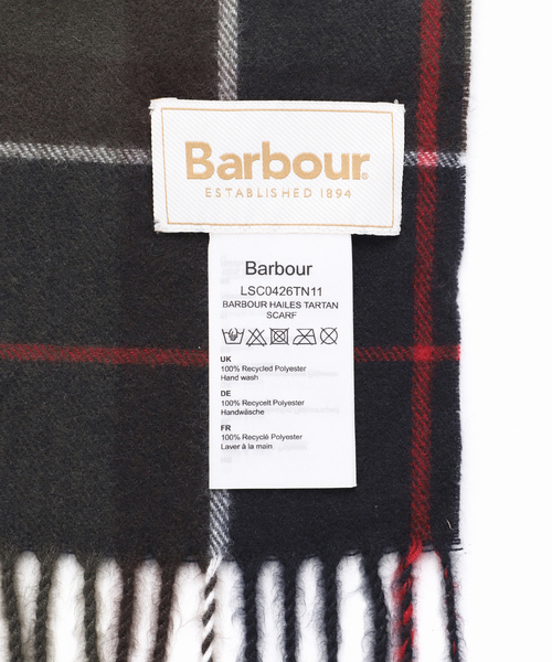 Spick & Span(スピックアンドスパン)の「Barbour/バブアー チェックマフラー(マフラー・レディース・ベージュ/グリーン系その他/グリーン・FREE)」の13枚目の写真
