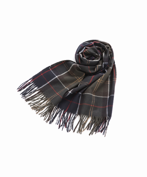 Spick & Span(スピックアンドスパン)の「Barbour/バブアー チェックマフラー(マフラー・レディース・ベージュ/グリーン系その他/グリーン・FREE)」の16枚目の写真