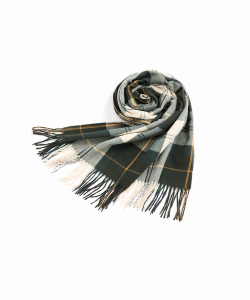 Spick & Span(スピックアンドスパン)の「Barbour/バブアー チェックマフラー(マフラー・レディース・ベージュ/グリーン系その他/グリーン・FREE)」の18枚目の写真