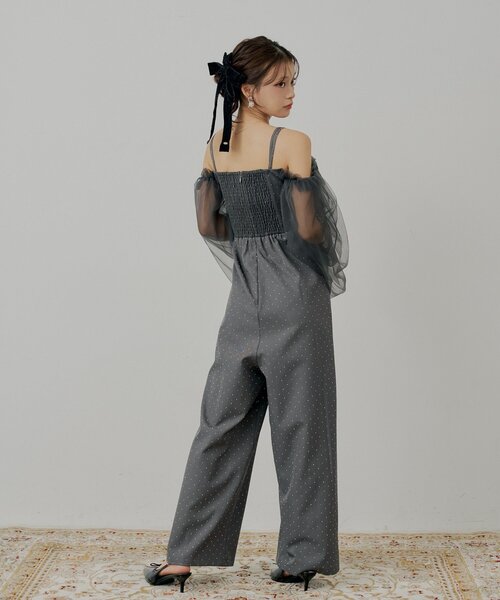 SALON byChico】フロントリボンドッキングコンビネゾン/オケージョン