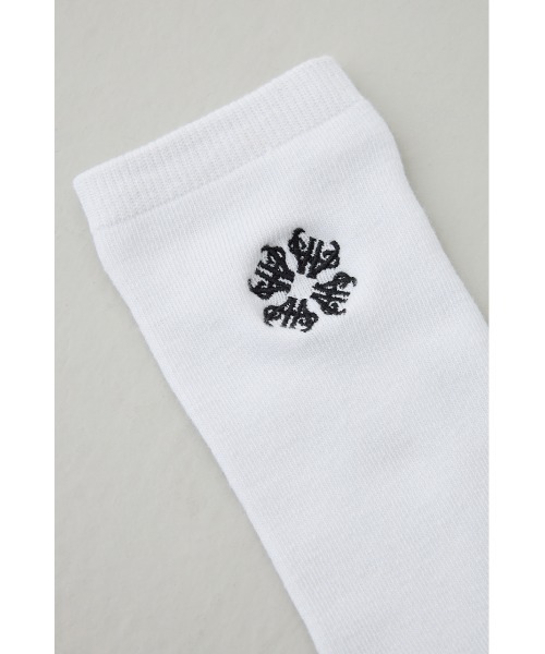 AZUL by moussy(アズールバイマウジー)の「1ポイント刺繍ロングソックス(ソックス/靴下・メンズ・ブラック/ホワイト/グレー・FREE)」の6枚目の写真