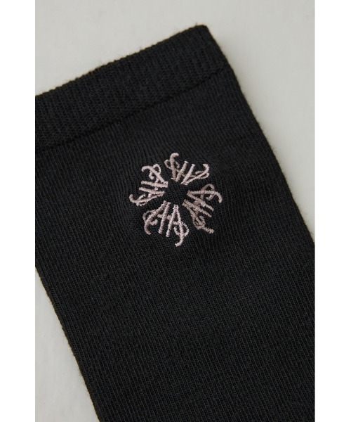 AZUL by moussy(アズールバイマウジー)の「1ポイント刺繍ロングソックス(ソックス/靴下・メンズ・ブラック/ホワイト/グレー・FREE)」の11枚目の写真