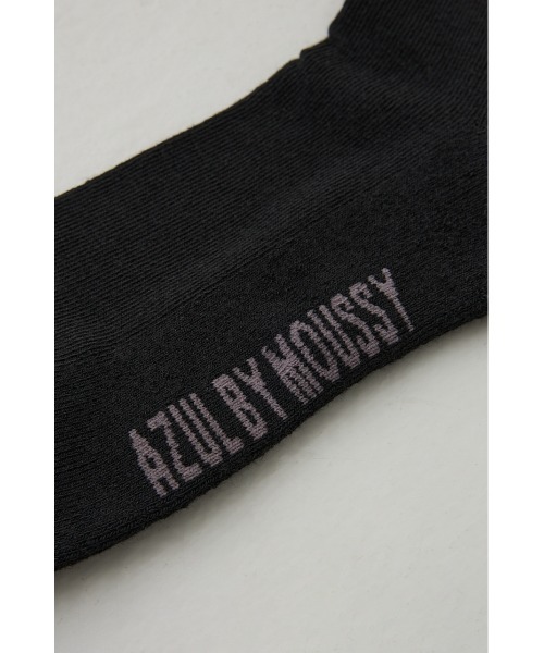 AZUL by moussy(アズールバイマウジー)の「1ポイント刺繍ロングソックス(ソックス/靴下・メンズ・ブラック/ホワイト/グレー・FREE)」の12枚目の写真