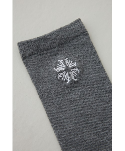AZUL by moussy(アズールバイマウジー)の「1ポイント刺繍ロングソックス(ソックス/靴下・メンズ・ブラック/ホワイト/グレー・FREE)」の16枚目の写真