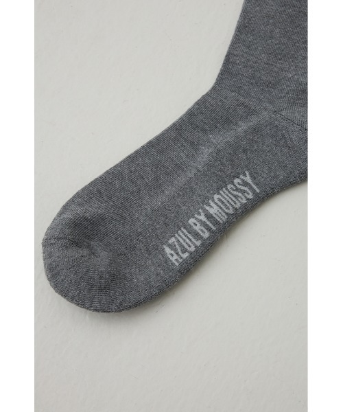AZUL by moussy(アズールバイマウジー)の「1ポイント刺繍ロングソックス(ソックス/靴下・メンズ・ブラック/ホワイト/グレー・FREE)」の17枚目の写真