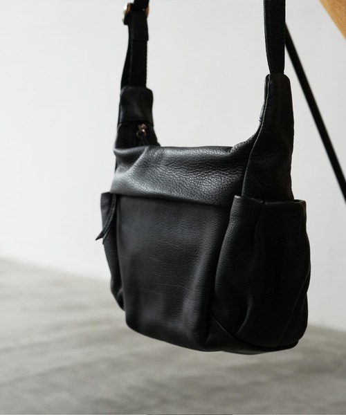 A_W(アウ)の「MILITALY SHOULDER M ショルダーバッグ メンズ 革 レザー AB-013(ショルダーバッグ・メンズ・ブラック/ブラウン・FREE)」の13枚目の写真