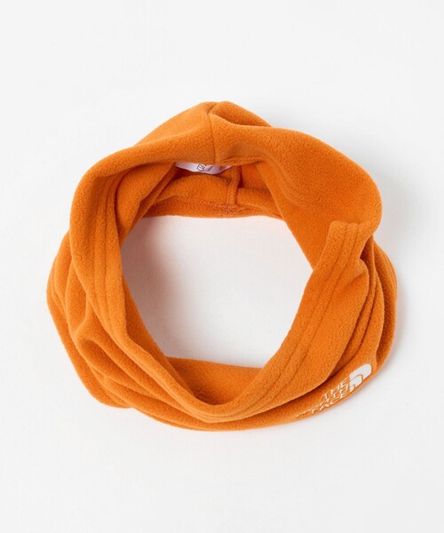 THE NORTH FACE（ザノースフェイス）の「＜THE NORTH FACE＞マイクロ フリース ネックゲイター / キッズ（マフラー・キッズ・ベージュ/ブラック/オレンジ・FREE）」の5枚目の写真