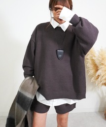 アルパカタッチクルーネックPO