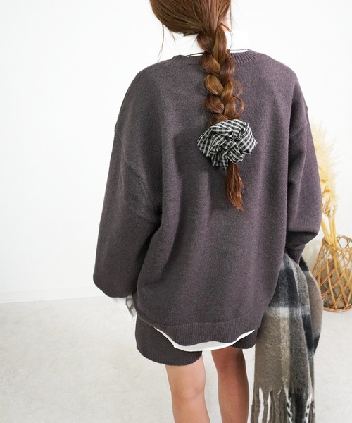 セール】アルパカタッチクルーネックPO（ニット/セーター）｜gossara