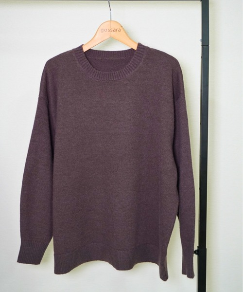 gossara(ゴサラ)の「アルパカタッチクルーネックPO(ニット/セーター・レディース・ブラウン/グレー/ベージュ/ブラック・FREE)」の12枚目の写真