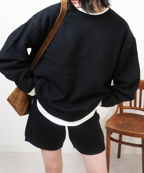 gossara(ゴサラ)の「アルパカタッチクルーネックPO(ニット/セーター・レディース・ブラウン/グレー/ベージュ/ブラック・FREE)」の18枚目の写真