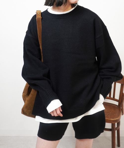 gossara(ゴサラ)の「アルパカタッチクルーネックPO(ニット/セーター・レディース・ブラウン/グレー/ベージュ/ブラック・FREE)」の19枚目の写真