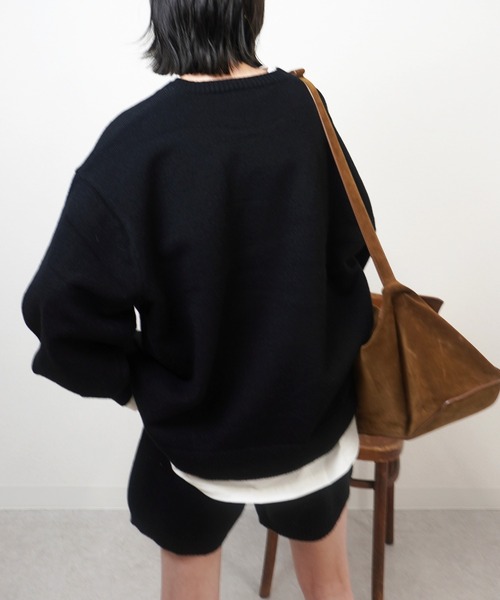 gossara(ゴサラ)の「アルパカタッチクルーネックPO(ニット/セーター・レディース・ブラウン/グレー/ベージュ/ブラック・FREE)」の21枚目の写真