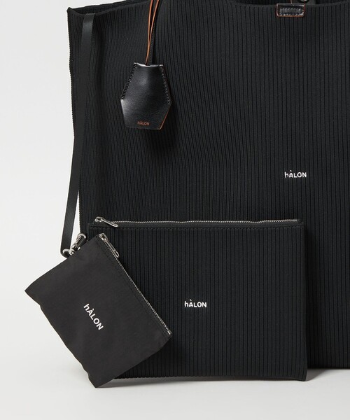 hALON（アーロン）の「＜hALON＞ストライプ ニット トートバッグL（トートバッグ・メンズ・ブラック/ブラウン系・FREE）」の18枚目の写真