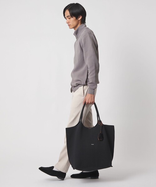 hALON（アーロン）の「＜hALON＞ストライプ ニット トートバッグL（トートバッグ・メンズ・ブラック/ブラウン系・FREE）」の22枚目の写真