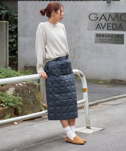 TAION/タイオン ベーシック セミロングダウンスカート（スカート