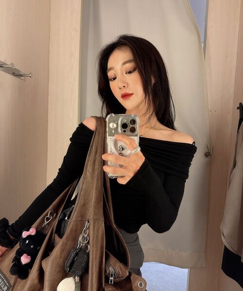 BLACKPURPLE（ブラックパープル）の「マックスポート ビキ バッグ MaxxPort Vicky Bag_BROWN（ショルダーバッグ・レディース・ブラウン・FREE）」の5枚目の写真