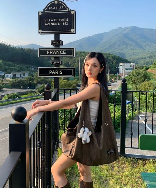 BLACKPURPLE（ブラックパープル）の「マックスポート ビキ バッグ MaxxPort Vicky Bag_BROWN（ショルダーバッグ・レディース・ブラウン・FREE）」の10枚目の写真