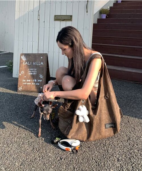 BLACKPURPLE（ブラックパープル）の「マックスポート ビキ バッグ MaxxPort Vicky Bag_BROWN（ショルダーバッグ・レディース・ブラウン・FREE）」の12枚目の写真