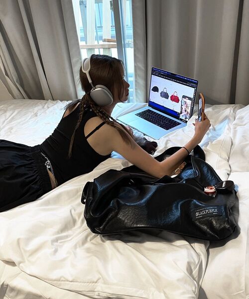 BLACKPURPLE（ブラックパープル）の「マックスポート ビキ バッグ MaxxPort Vicky Bag_BROWN（ショルダーバッグ・レディース・ブラウン・FREE）」の9枚目の写真