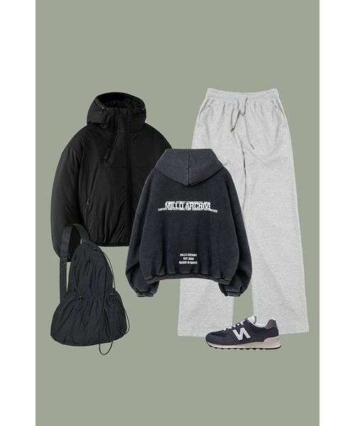 Millo Archive（ミロ アーカイブ）の「マキシドキャンペーンフードパーカー[ブラック]（パーカー・メンズ・その他・LARGE/MEDIUM）」の7枚目の写真