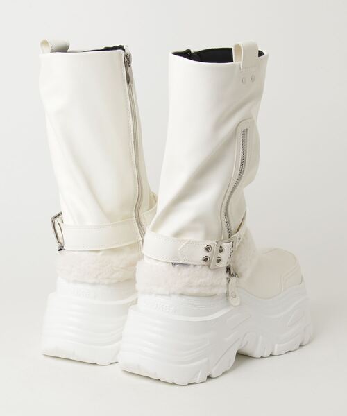 ヨースケYOSUKEウィメンズ厚底レッグカバースニーカーブーツ4460117