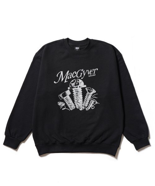 GAKKAI UNIONS(ガッカイユニオンズ)の「マクガイバー スウェット ブラック(スウェット・レディース・その他・MEDIUM/LARGE)」の2枚目の写真