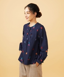 Jocomomola（ホコモモラ）の「Lunares Animales もけもけドビーブラウス（シャツ/ブラウス）」