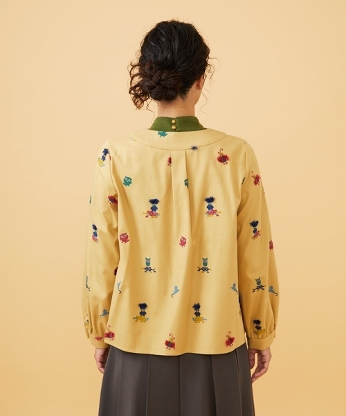 Lunares Animales もけもけドビーブラウス（シャツ/ブラウス