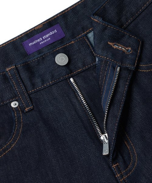 MUSINSA STANDARD（ムシンサスタンダード）の「KIPASストレートデニムパンツ[ディープインディゴ]（デニムパンツ・メンズ・その他・30/31/33/26/27/28/40/38/42/36/34/32/29）」の4枚目の写真