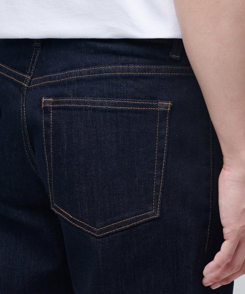 MUSINSA STANDARD（ムシンサスタンダード）の「KIPASストレートデニムパンツ[ディープインディゴ]（デニムパンツ・メンズ・その他・30/31/33/26/27/28/40/38/42/36/34/32/29）」の7枚目の写真